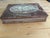 1970s Vintage Large Pink and White Incolay Jewelry Box With High Relief Carved Pheasants and Florals For Sale - Image 5 of 9