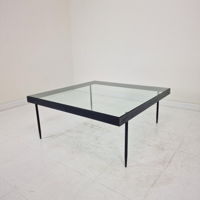 G4A Coffee Table in Steel and Glass from Janni van Pelt, Netherlands, 1958 For Sale - Image 17 of 17