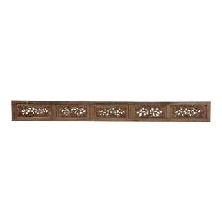 Celestial Garden Bloom Antique Panel For Sale