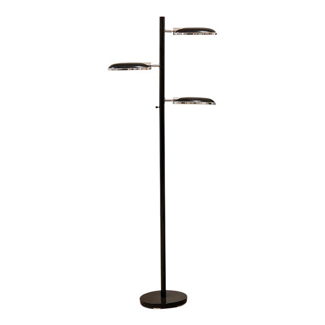 Vintage Three Headed Floor Lamp For Sale
