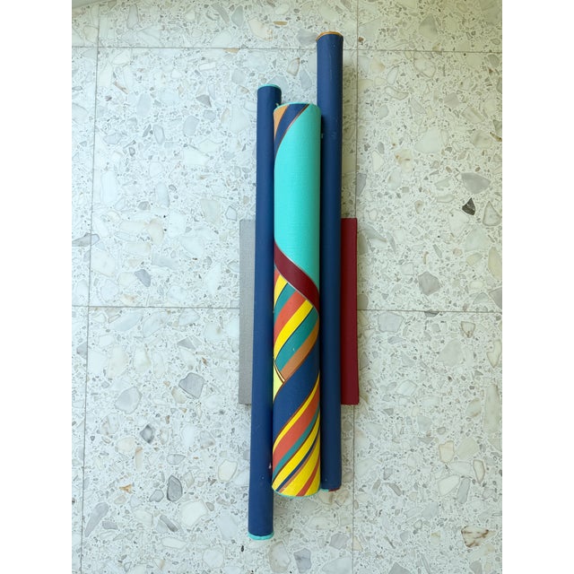 Postmodern Wall Sculpture by Madeline Weiss From 80's For Sale - Image 4 of 10