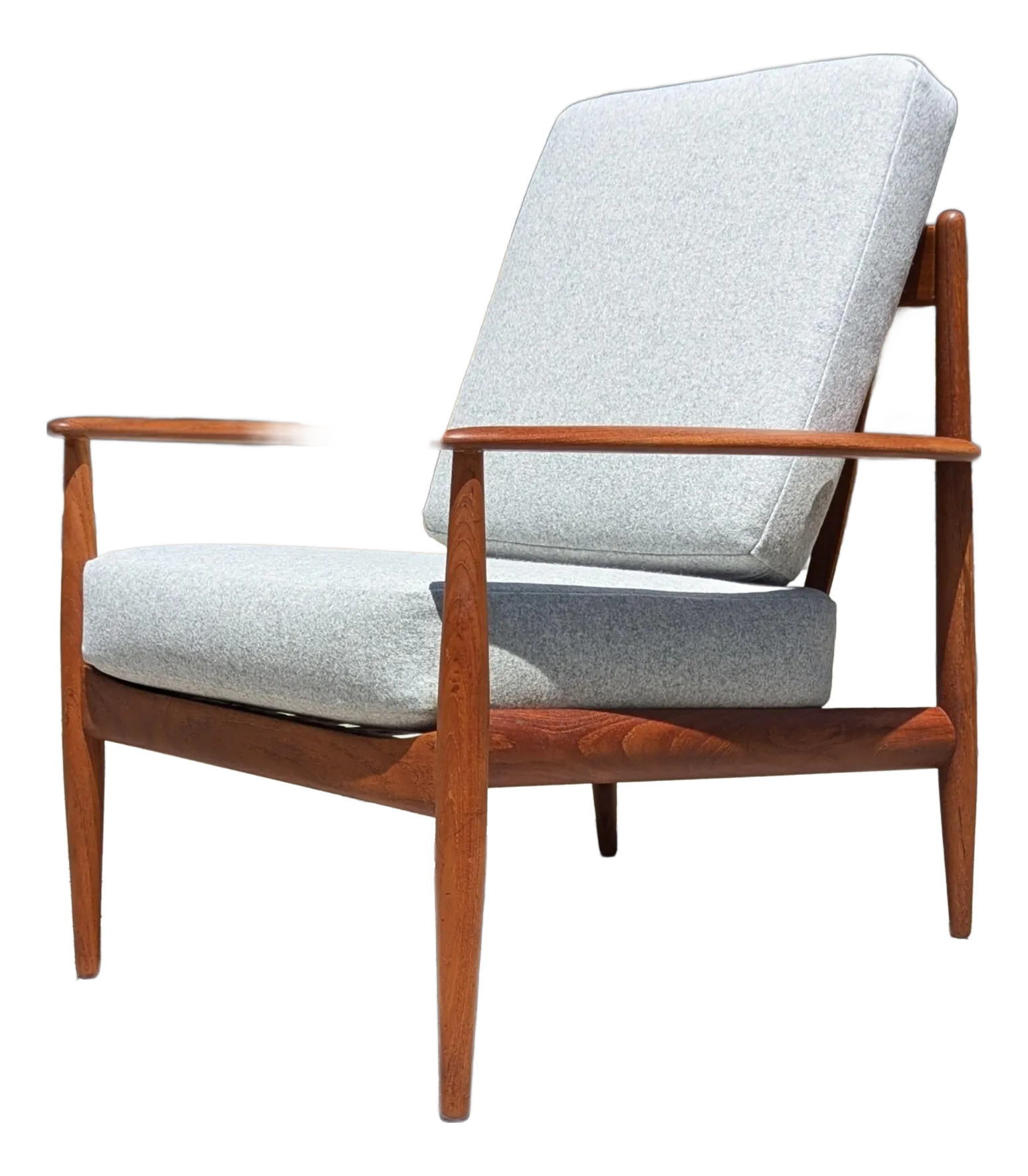 Grete Jalk for France & Son Danish Teak Lounge Chair, 1960s | Chairish