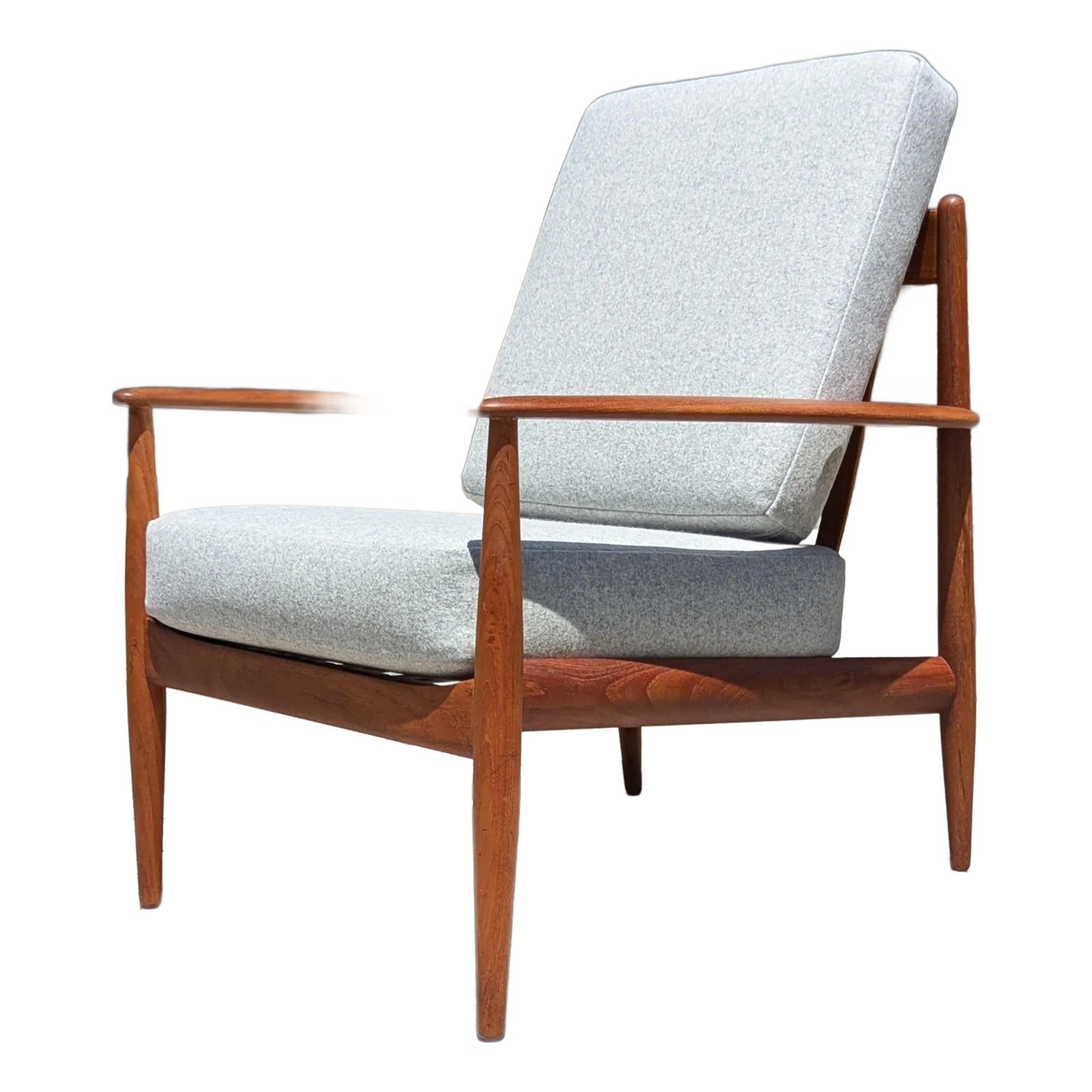 Grete Jalk for France & Son Danish Teak Lounge Chair, 1960s | Chairish