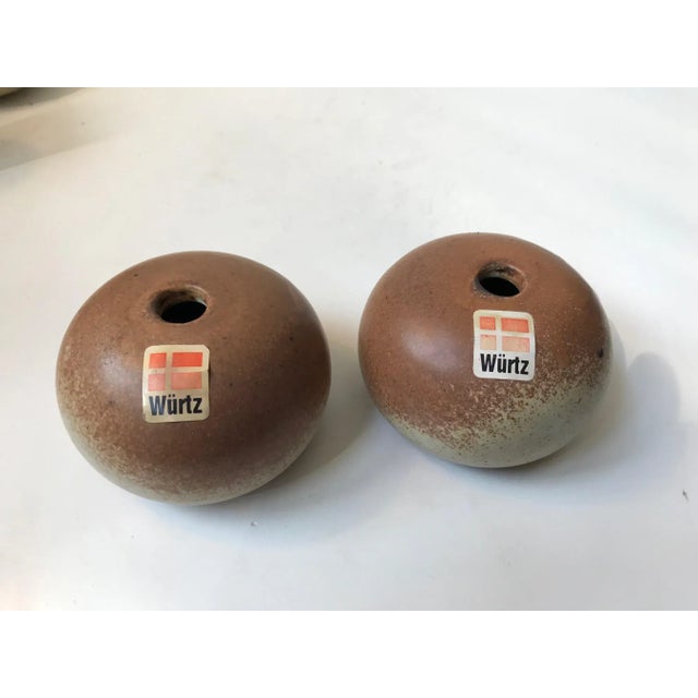 Mushroom Vases by Aage Würtz for Würtz Studio, 1970s, Set of 2 For Sale - Image 4 of 8