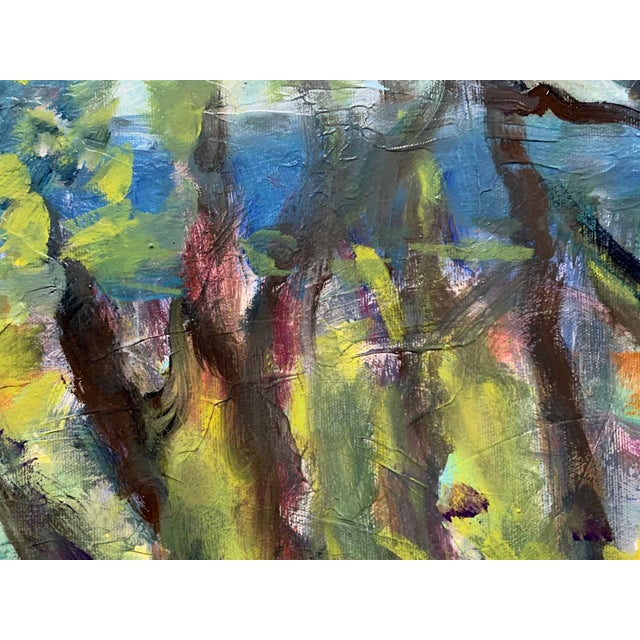 Early 21st Century Barbara Schauß, Summer in the South, Oil on Canvas For Sale - Image 5 of 7