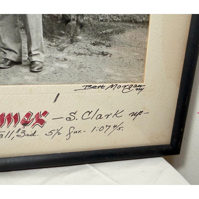 Vintage 47 Original Bert Morgan Dreamer Jamaica Horse Racing Jockey Photograph For Sale - Image 10 of 13