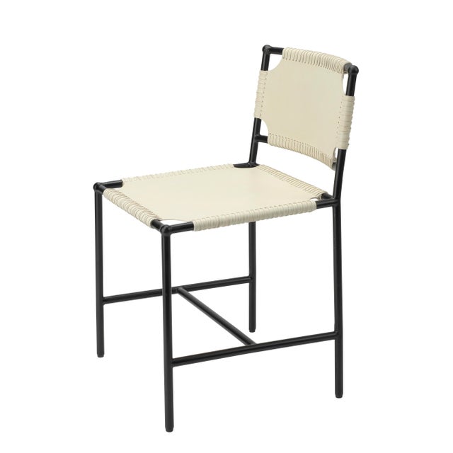 Jamie Young Asher Dining Chair in White For Sale In Los Angeles - Image 6 of 10