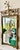 Antique carved wood wall mirror. Robert Adam style British Georgian giltwood overmantel pier mirror. It features a...