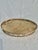 Brass Vintage Brass Faux Bamboo Chinoiserie 12” Oval Gallery Tray For Sale - Image 8 of 8