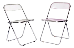 Vintage Plia Folding Chairs from Castelli / Anonima Castelli, Italy, 1970s, Set of 2