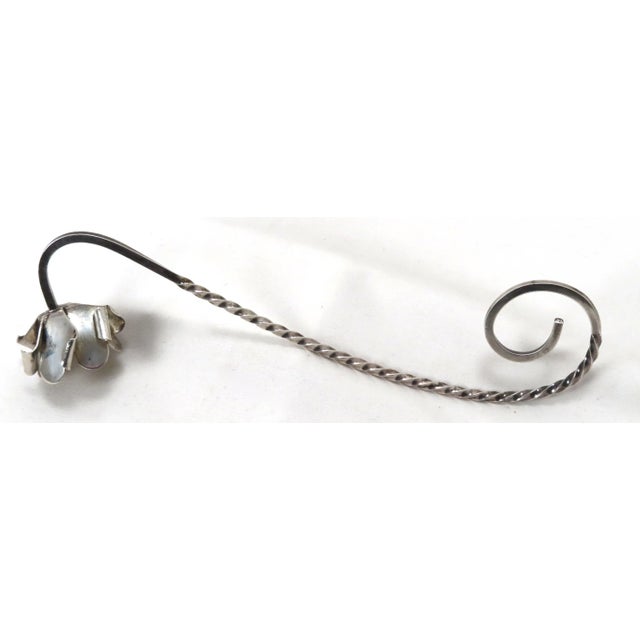 Vintage Retro Arts & Crafts Hand Made Sterling Silver Candle Snuffer For Sale - Image 13 of 13