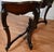 1880s Antique French Louis XV Hand Carved Walnut & Marble Top Console Sofa Table For Sale - Image 11 of 18