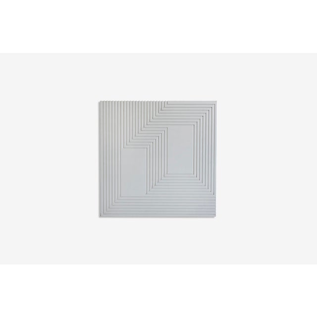 Mid-Century Modern 1970s Craig Ellwood Painting Titled "For Josef, Silver #1" For Sale - Image 3 of 8