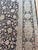Semi-Antique Kerman Carpet, Handmade Persian Wool Rug, Navy, Ivory, Blue, Pink For Sale - Image 4 of 12