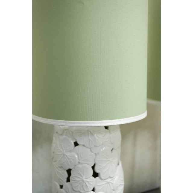 Pair of Ceramic Lamps By Vivai Del Sud – 1970 Product details Made of glazed ceramic and complete with fabric shades...