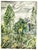 Green Landscape is a watercolor drawing realized by Jean Chapin in the 1920s. Signature stamp of the artist on the lower...