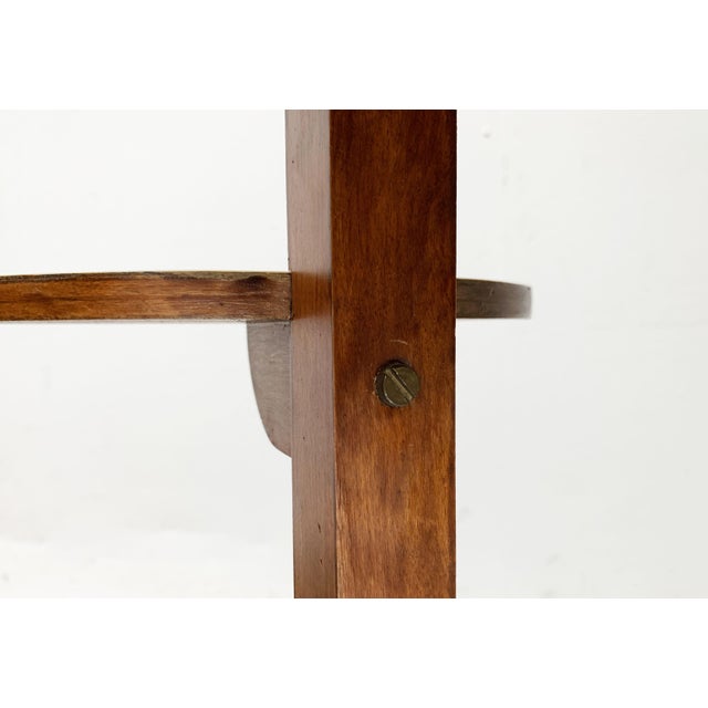 Mid-Century Wood Plant Stand in the style of André Groult, 1960s For Sale - Image 13 of 18