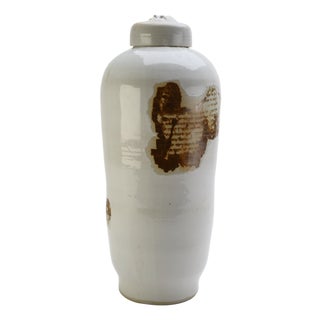 Scroll Jar by Caspi Ceramics Nl For Sale