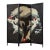 Art Deco Trifold Screen With Hand-Painted Scenic Fox Hunting Motif, Circa 1920s For Sale