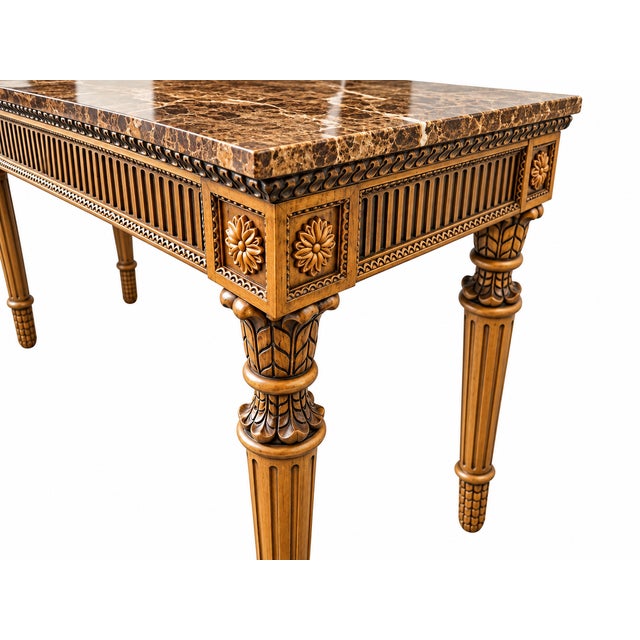 Neoclassical 20th Century Neoclassical-Style Console Table For Sale - Image 3 of 7