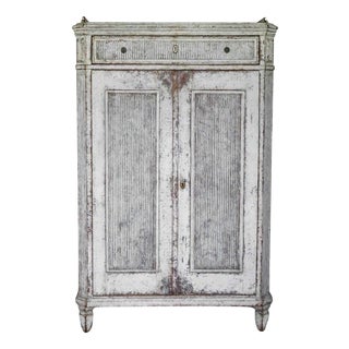 Antique Swedish Gustavian Painted Commode, 1850 For Sale