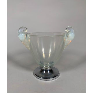 René Lalique (1860-1940) Ornis Model Vase 1926 Art Nouveau For Sale