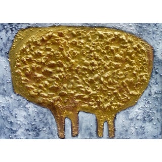 "Magic Tree" Contemporary Abstract Textured Oil Painting by Diane Grant For Sale