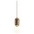Golden Aballs T Pe Pendant Lamp by Parachilna For Sale - Image 11 of 11