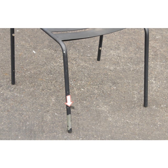 Early 21st Century Metro' Cast Iron Outdoor Dining Set - 5 Pieces For Sale - Image 12 of 13