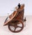 Mahogany Carved Chariot Bar Cart, 1920 For Sale - Image 12 of 13