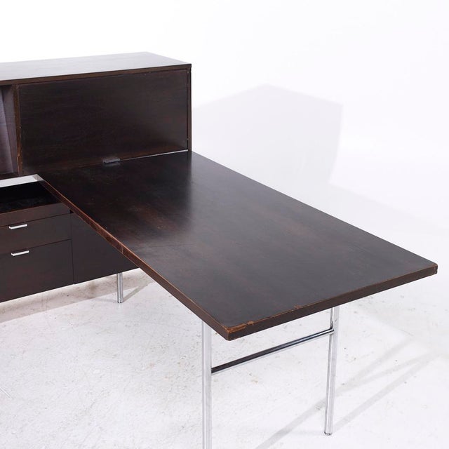 George Nelson for Herman Miller Mid Century Desk With Return For Sale - Image 11 of 12