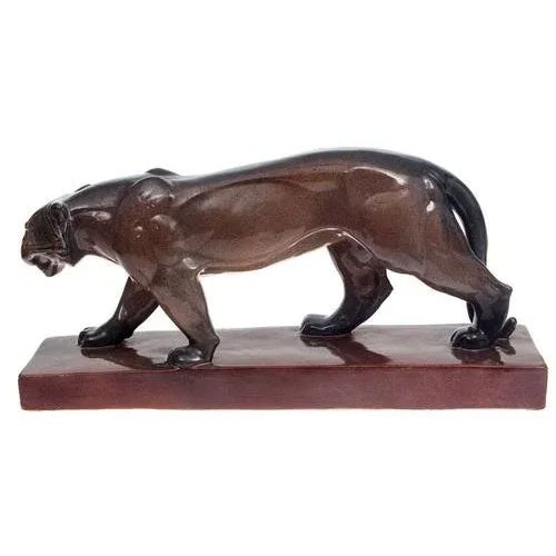 20th century 30`s. Made by Fernand Vago-Weiss (1896-1942), Hungary. Ceramics. 62x32 cm