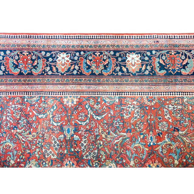 Late 19th Century Persian Sarouk Farahan Rug For Sale - Image 13 of 14