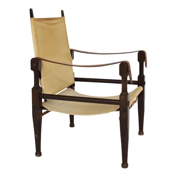 Safari Armchair by Wilhelm Kienzle attributed to Wohnbedarf, Switzerland, 1950s For Sale