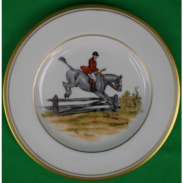 Set X 11 Frank Vosmansky X Abercrombie & Fitch Porcelain Bread Plates For Sale - Image 11 of 14