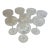Hostess Vintage Etched Floral Leaf Crystal Champagne Coupes - Set of 8 For Sale