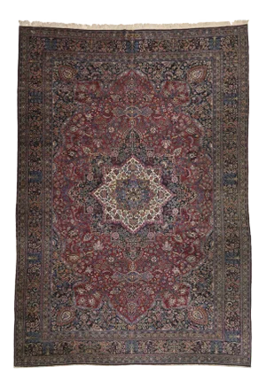 Antique Persian Mashhad Palace Rug, 13'01 X 18'11