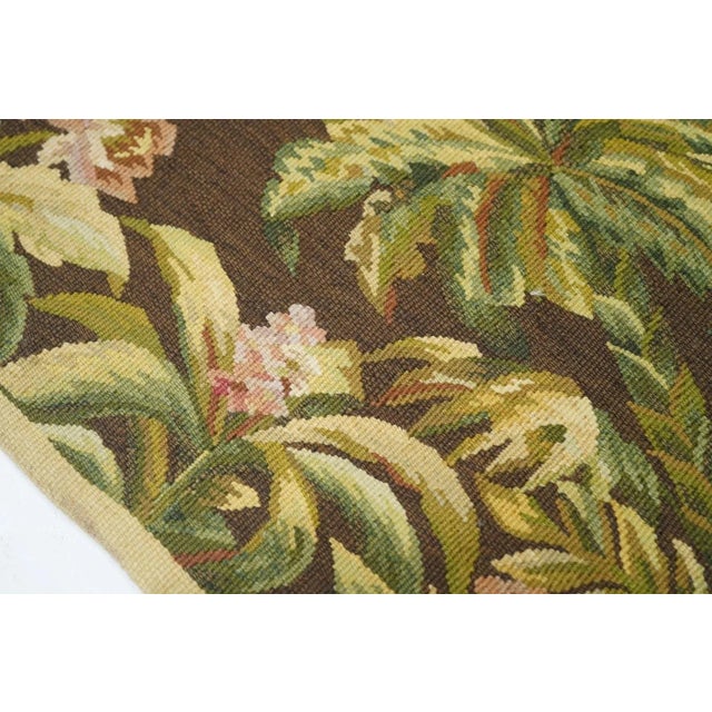 Early 21st Century Aubusson Rug 2'5'' X 8'0" For Sale - Image 5 of 11