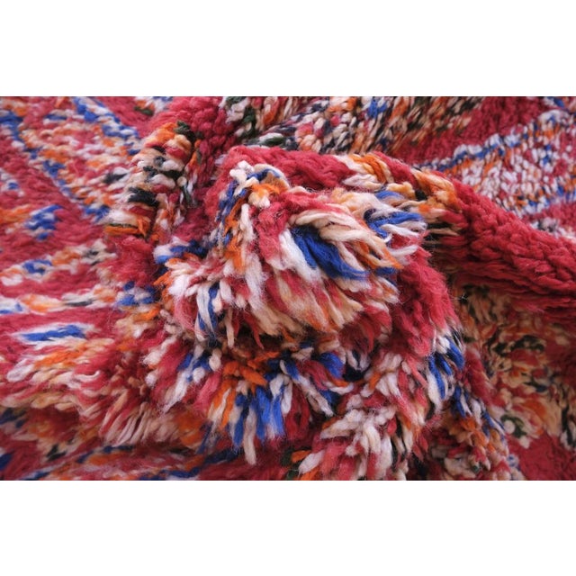 1980s 1980's Moroccan Beni M'Guild Wool Rug For Sale - Image 5 of 8