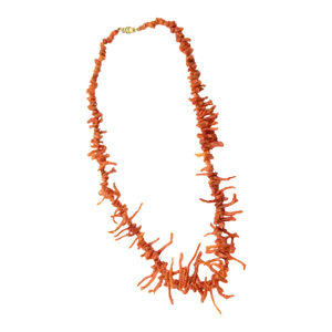Vintage Branch Coral Necklace