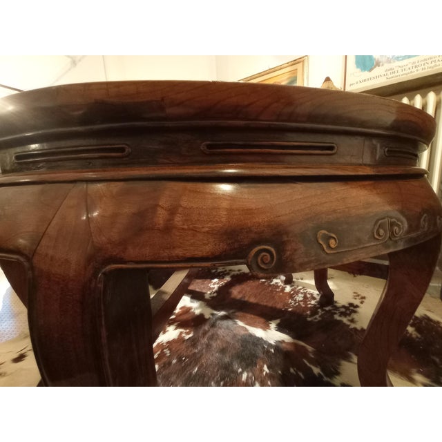Rosewood Round Table For Sale - Image 6 of 12