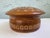 Mid 20th Century Vintage Hutsul Style Turned Wood Lidded Box With Mother-of-Pearl Inlay – Ukrainian Folk Art Inspired Jewelry Box For Sale - Image 5 of 10