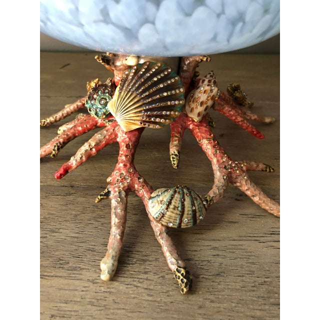 Jay Strongwater Coral Reef Bowl For Sale In Los Angeles - Image 6 of 11