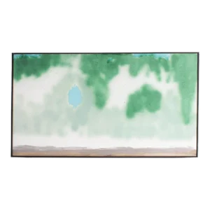 Martha Kaplan Signed “Lake in Summer No. Three” Abstract Acrylic on Canvas Painting