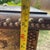 Zanzibar Blanket Chest Teak Wood With Brass Metal Overlay For Sale - Image 10 of 12