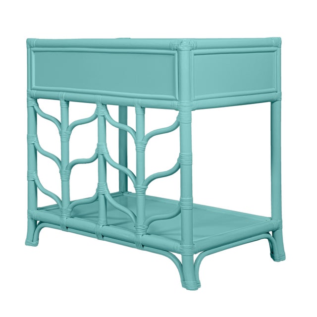 Turquoise Ivy Nightstand - Turquoise For Sale - Image 8 of 10