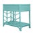 Turquoise Ivy Nightstand - Turquoise For Sale - Image 8 of 10