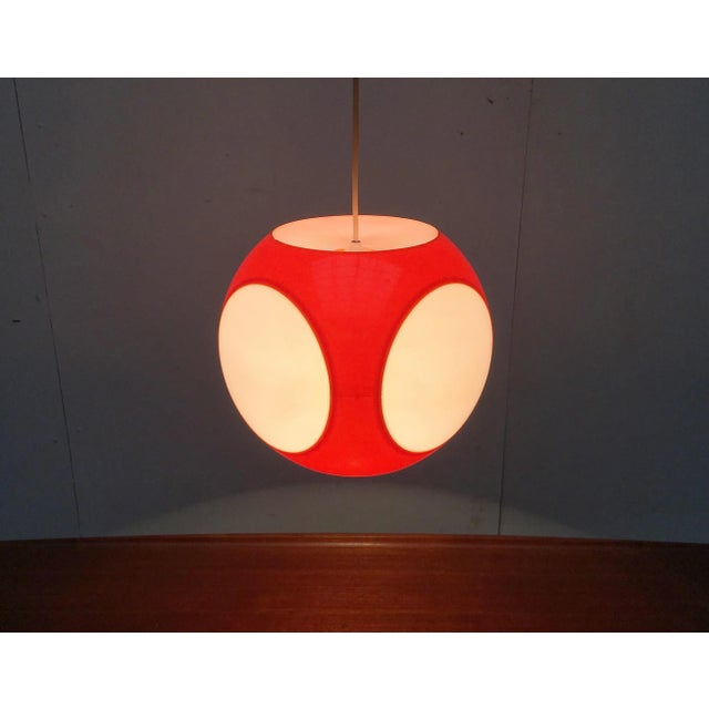 Vintage Space Age UFO Lamp attributed to Luigi Colani For Sale - Image 15 of 18