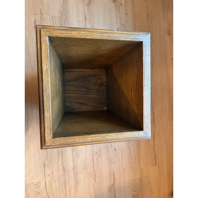 Vintage Romweber Viking Oak Waste Basket Model 2251. Item purchased in the early 1970's and placed in a home office until...