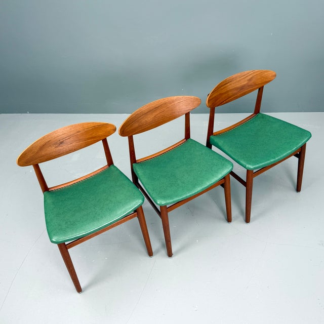 Wood Teak Chairs from Naestved Møbelfabrik, Denmark, 1960s, Set of 3 For Sale - Image 7 of 12